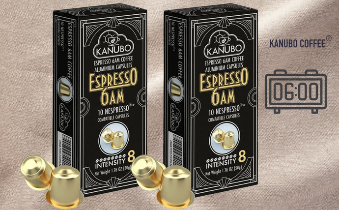 6am espresso coffee capsules 100 ct | Kanubo Coffee 