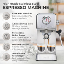 Load image into Gallery viewer, Espresso Coffee Machine w/ Milk Frother, KF1000X