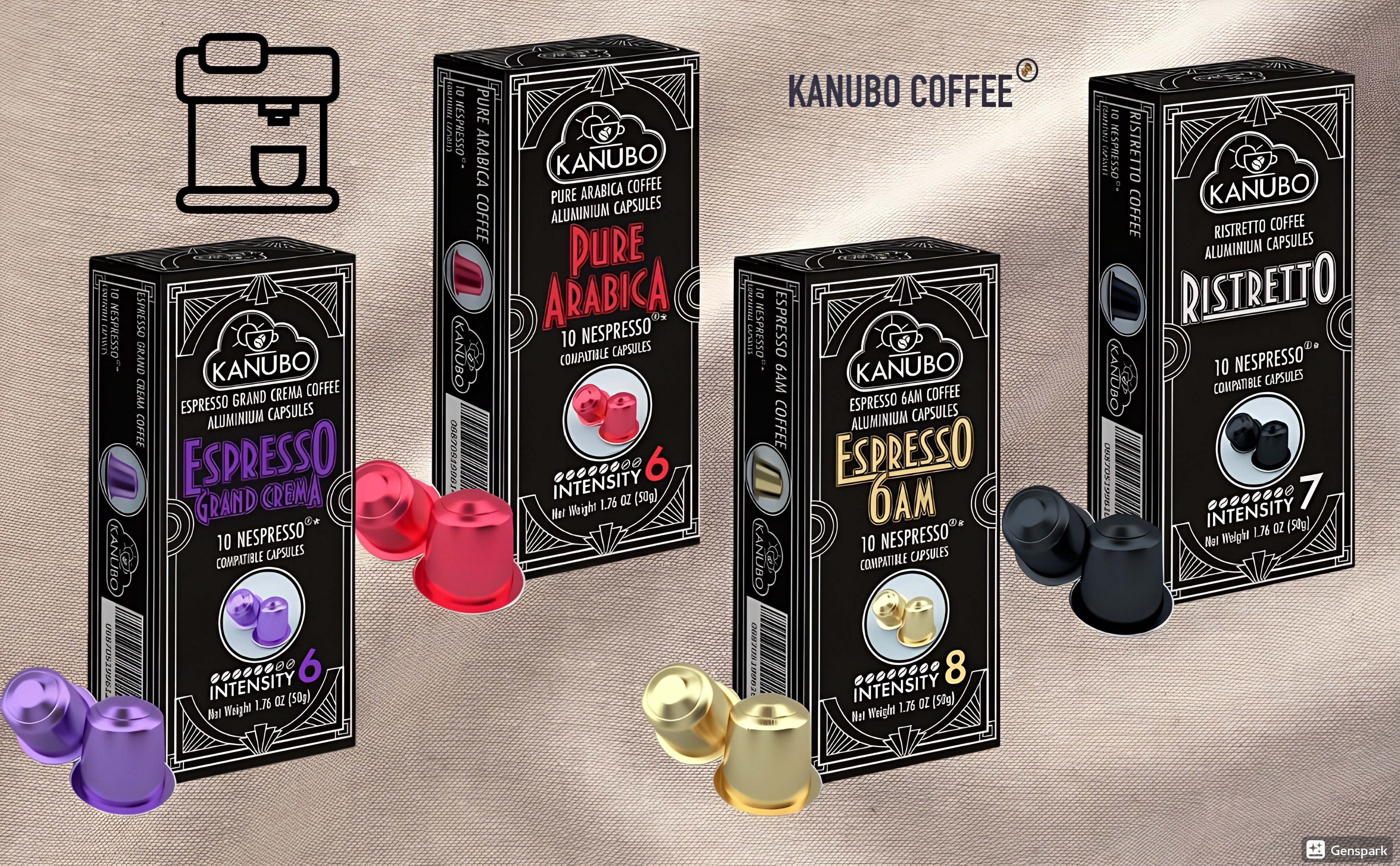 risouno Ｃoffee Organic Cuba Mia Decaf Nespresso® Capsules for Original