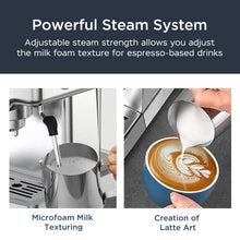 Load image into Gallery viewer, Geek Chef Espresso Machine, 20 Bar Espresso Machine With Milk Frother For Latte, Cappuccino, Macchiato, For Home Espresso Maker, 1.8L Water Tank, Stainless Steel, Ban On Amazon