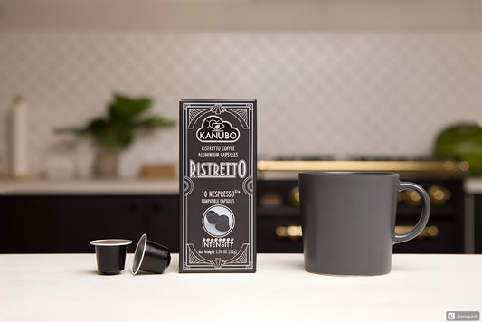 Kanubo Ristretto Espresso Capsules - 100 Count, Nespresso Original Compatible