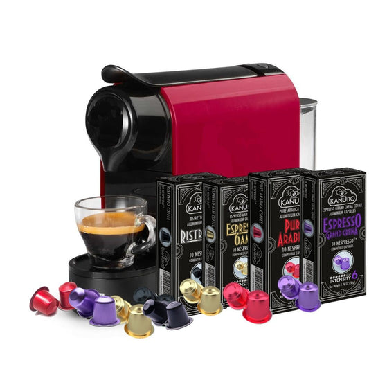 kanubo espresso variety pack 100 aluminum capsules - 2