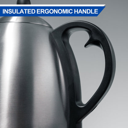 Bonavita Classic 1.0L Gooseneck Electric Kettle - Precision Temperature, Stainless Steel