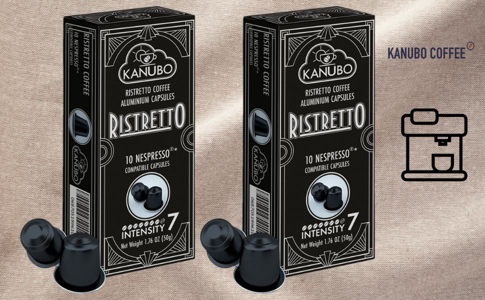 Ristretto Espresso Coffee Capsules 100 | Kanubo Coffee 