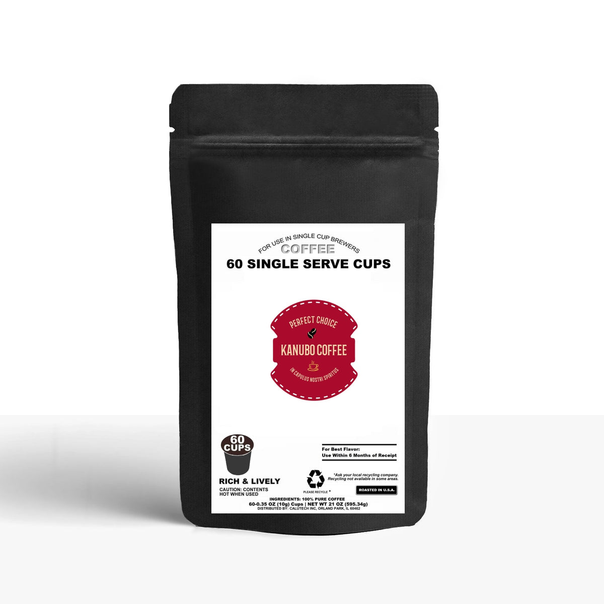Original Roast Single-Serve Coffee Capsules - 60 Pack