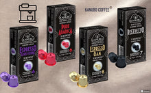 Load image into Gallery viewer, Kanubo Espresso Variety Pack - 100 aluminum capsules

