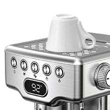 Load image into Gallery viewer, Geek Chef Espresso Machine, 20 Bar Espresso Machine With Milk Frother For Latte, Cappuccino, Macchiato, For Home Espresso Maker, 1.8L Water Tank, Stainless Steel, Ban On Amazon

