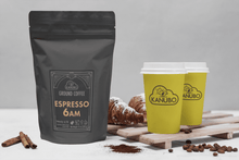 Load image into Gallery viewer, espresso 6am ground coffee 12 oz - 1
